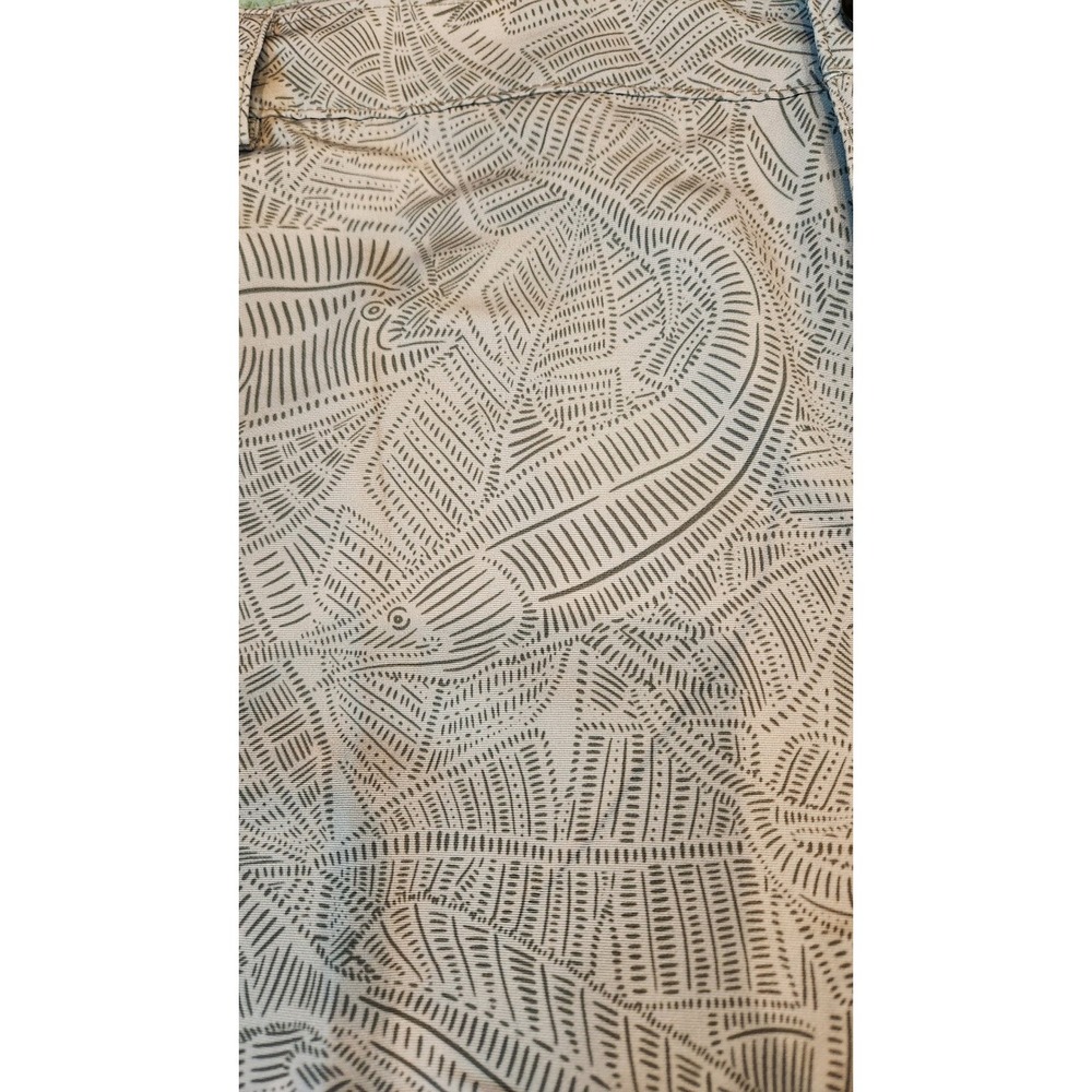 2XL Reel Legends Bonefish Dapple Gray Fish Frond Frenzy Utility Cargo‎ Shorts 44